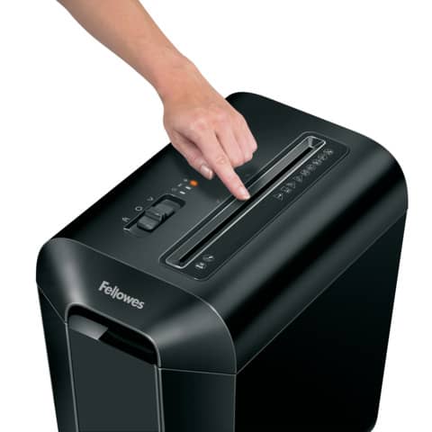Distruggidocumenti uso personale Fellowes LX65 taglio a frammenti 4x40 mm nero - 4400701